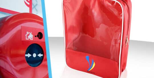 Fabricant de sac transparent offre produit sécurité feu sur-mesure
