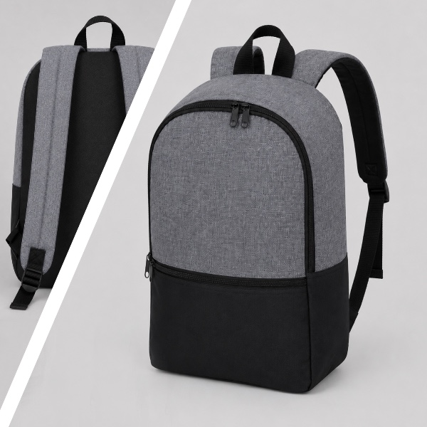 Sac à dos cabine gris et noir personnalisé Sac à dos cabine gris et noir personnalisé sur mesure