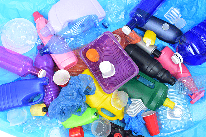 Bouteilles plastiques à destination du recyclage